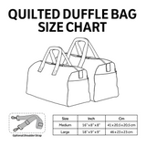 Winter Journey Quilted Duffle Bag NCU0DK9971