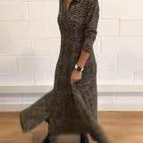 Emmy - Relaxed Button Down Maxi Dress