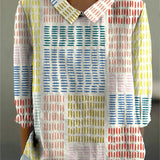 Daisy Colorblock Dash Blouse